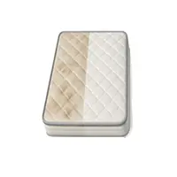 Twin mattress with visible cleaning difference