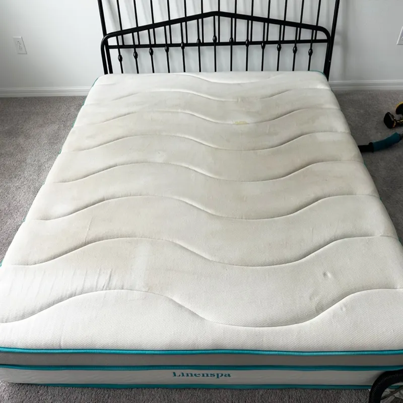 Mattress with visible spots